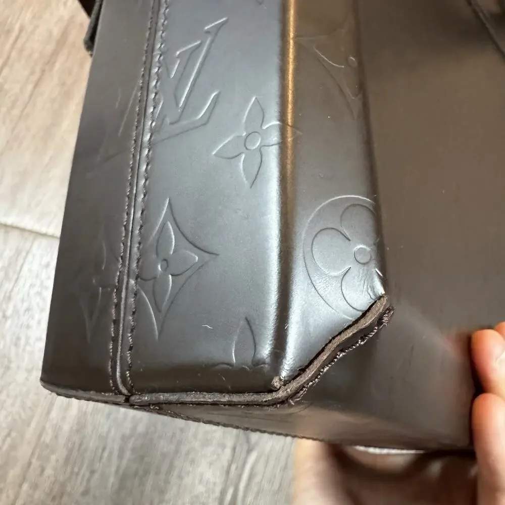 Louis Vuitton Fonzie Handbag Monogram Glace Leather